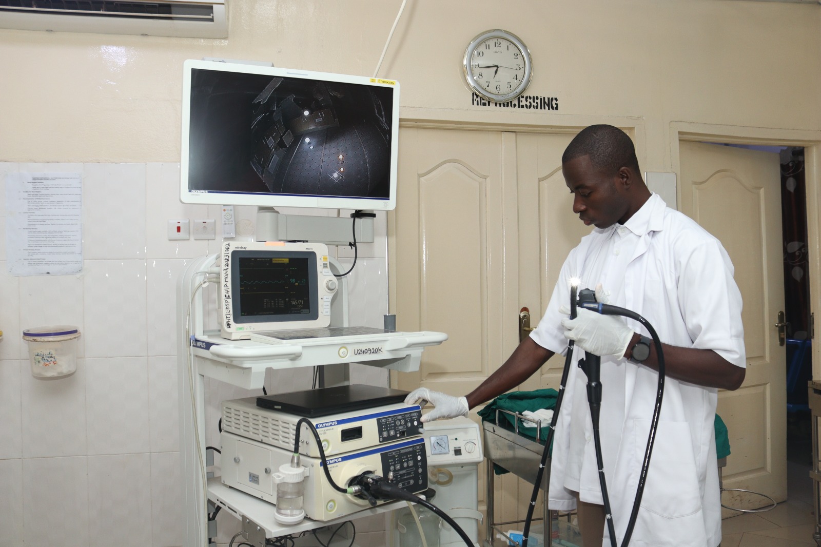 <p>Endoscopy Tower donated by GRVD</p>